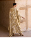 Aldana shimmer silk kaftan